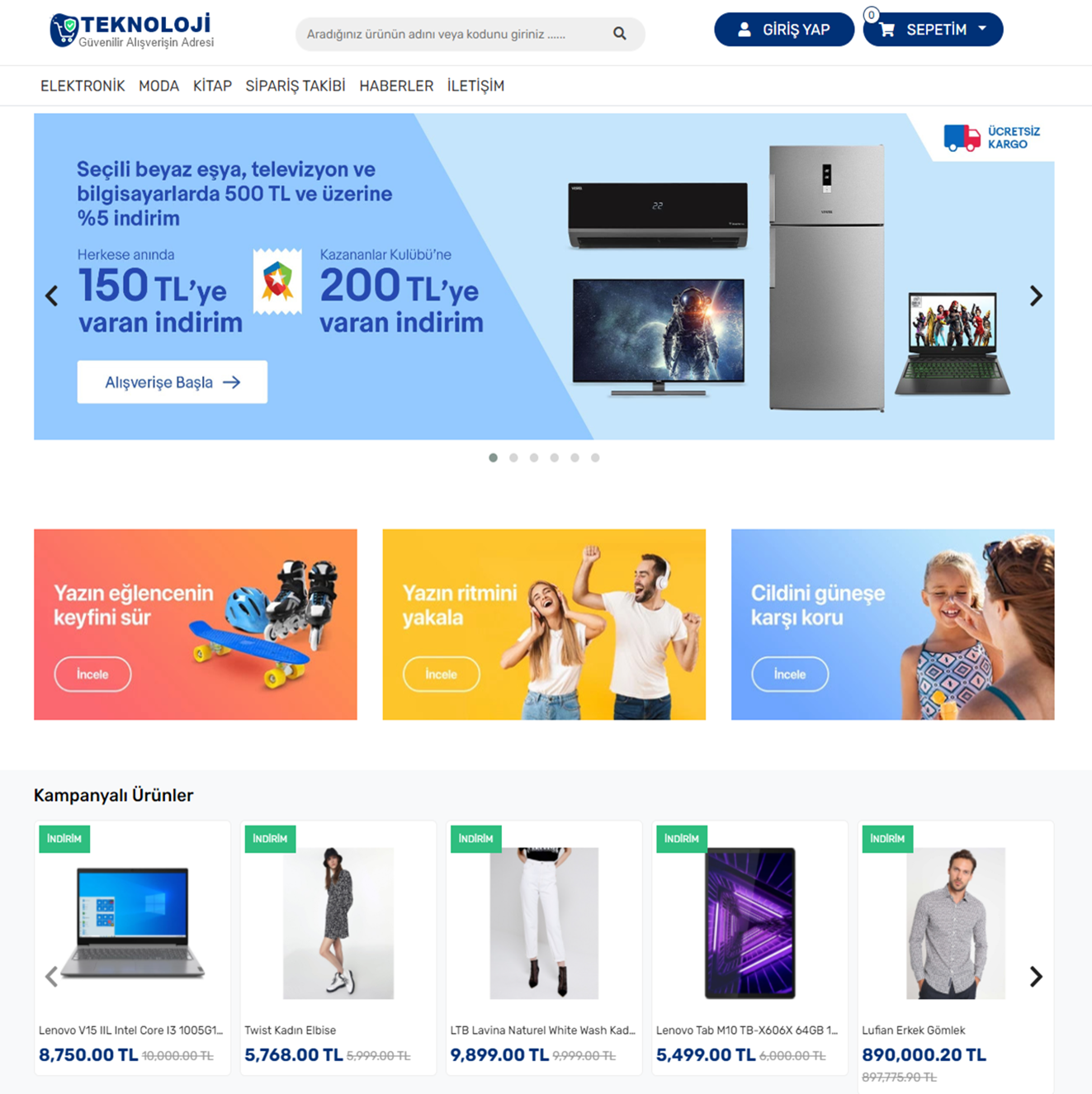 KobiTekno E-ticaret Teması Yayında !