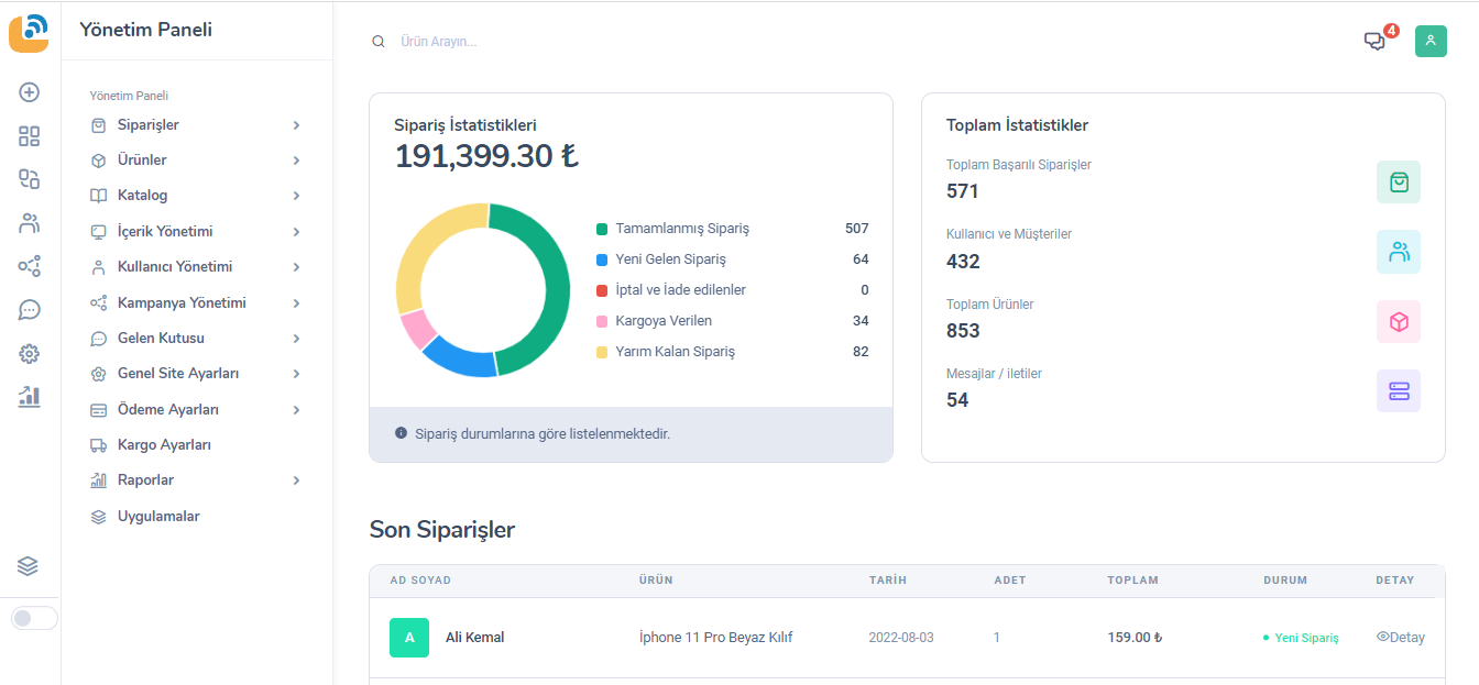 E-Ticaret-Panel-Beyaz